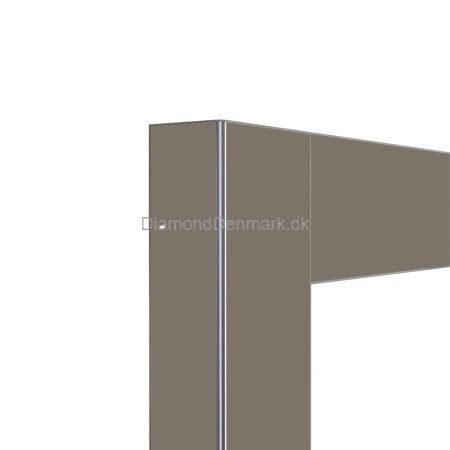 Refrigeration Deco display 530Lt. grå monsun mat – magnetisk