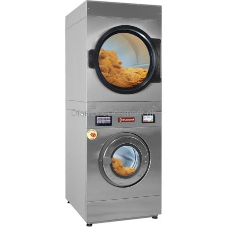 VASKEMASKINER Vaskemaskine med super centrifugering 14 kg (elektrisk) + roterende tørretumbler 18 kg (gas) TOUCH SCREEN