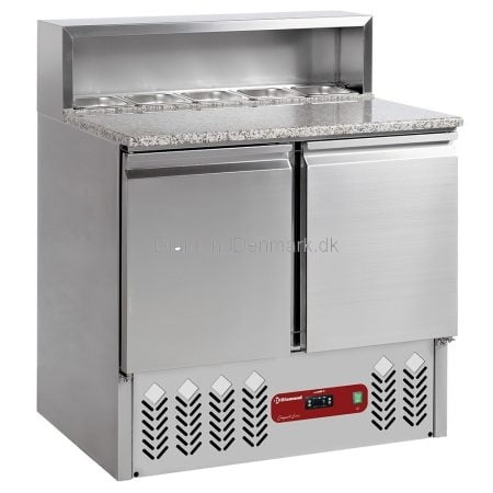 Refrigeration Køleforberedelsesbord 2 døre GN 1/1, 240 Lit, kølestruktur 5x GN1/6-150 mm