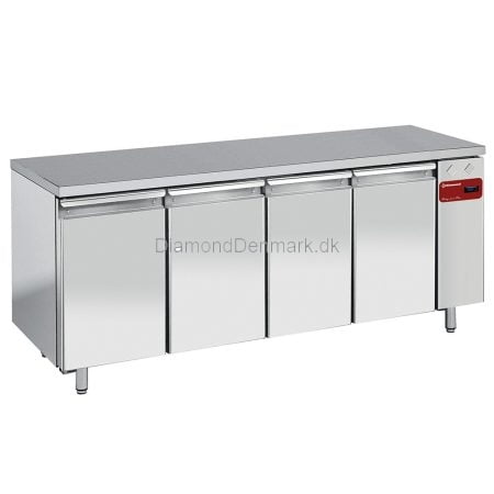 Refrigeration Frysebord, ventileret, 4 døre EN 600×400, (uden gruppe)