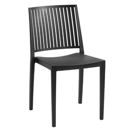 Plastic chairs Plastic Chair– Evora– Black