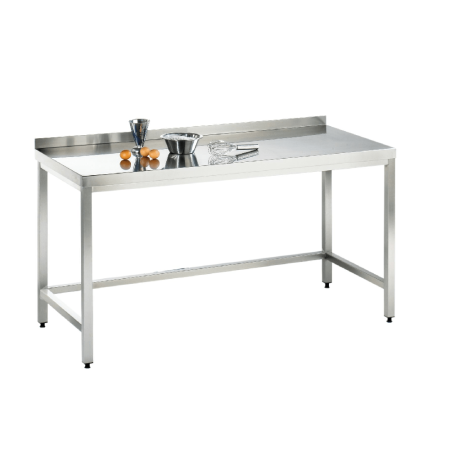 Arbeitstische Serie Variabel Arbejdsbord – rustfrit stål – 1000x600x850mm – AT106A