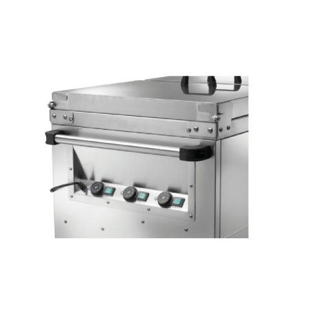 STAINLESS STEEL TROLLEYS, BOWLS AND DISPENSERS Bain-marie opvarmet vogn – 130 x 68 x 102(h)