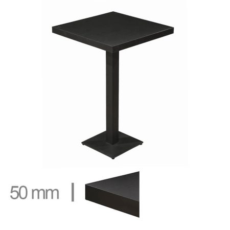 Horeca tables High Table – Dublin Black – 70×70 – Height 113 Cm