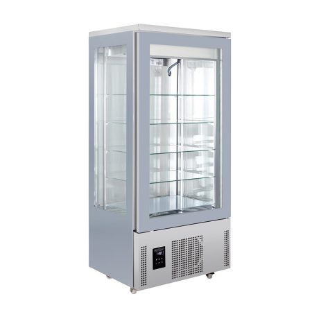 Display cabinets Lux Vitrine, lav temperatur, 400 l – grå