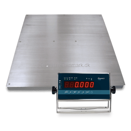 4 load cells Gulvvægt – BGI – Rustfrit stål – Kapacitet 3000 kg – 1500×1500 mm